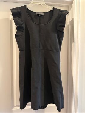 Victoria Beckham for Target Black Ruffle Sleeve Dress